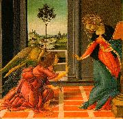 BOTTICELLI, Sandro The Cestello Annunciation dfg France oil painting reproduction